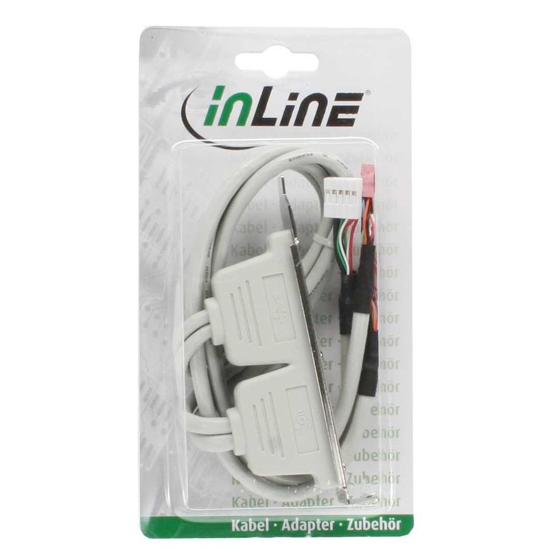 InLine® 33390 A Bracket for USB 2.0/FireWire (0.4 m)