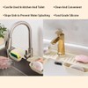 17.6 Inch Kitchen Faucet Mat with Two Sponge Holders,Silicone Sink