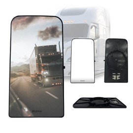 SPLENDID Replacement Mirror Glass for 2018-2024 Freightliner Cascadia, Heated Flat Mirror, High Reflective, Driver/Passenger Side (OEM: 22-78606-506)