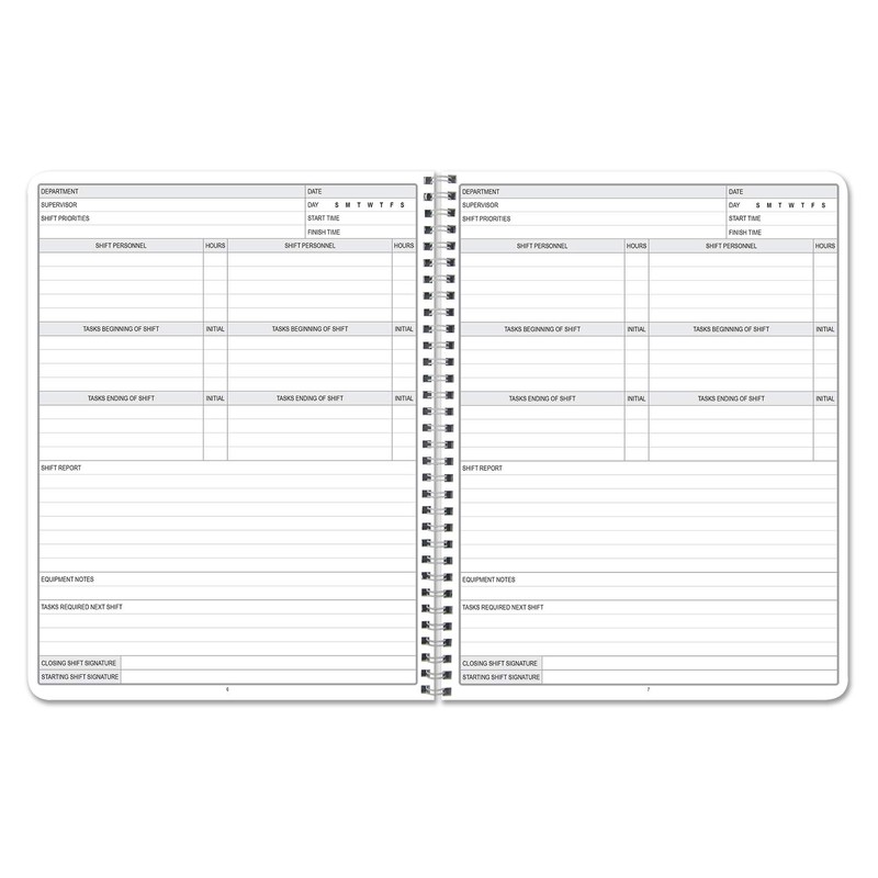 BookFactory Shift Handover Log Book Nurse Shift Hand Over Communications