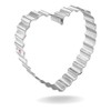 Fluted Heart 4 Inch Cookie Cutter from The Cookie Cutter