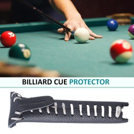 LEYILE Pool Cue Stick Billiard Stick Rod Protector Sleeve Snooker Cue Tip Cover Snooker Tip Protector Billiard Stick Protector, Black