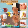 10pcs Mini Resin Capybara,Tiny Capybara Figures Figures Figurines Miniature Garden