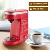 CHULUX Single Cup Coffee Maker Travel Coffee Brewer,Red