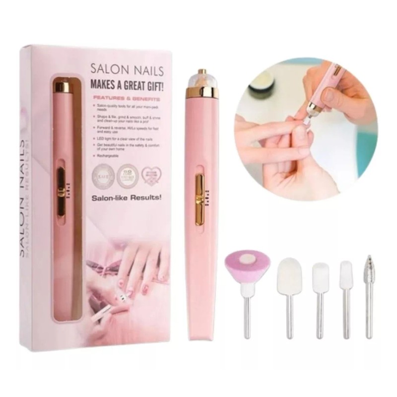 Flawless Pulidor C/luz Semi Profesional Para Uñas, (drill) Recargable