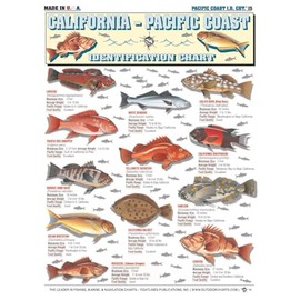 Tightlines Chart #15 - California - Pacific Ocean - Id Chart