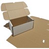 W.E. Roberts Postal Boxes 20x10x10cm (8"x4"x4") White Cardboard boxes for