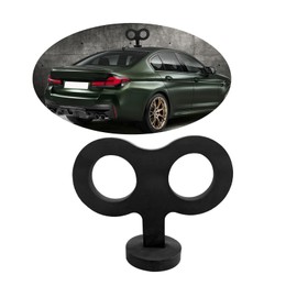 Dickno Car Wind Up Key Sticker, 3D Cute Clockwork Wind Up Key for Car Back and Roof Decoration, Creative Auto Body DIY Ornament, Universal Vehicle Exterior Decorative Accessories (Black)