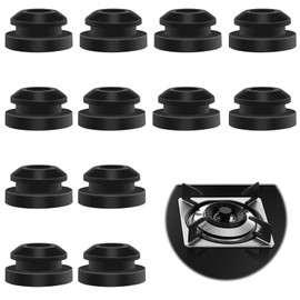 12 Pieces Black Waterproof Rubber Button Plugs, T Shaped Rubber Snap in Locking Plug, 5mm Rubber Sealing Grommets Stopper Hole Plug, Anti-Scratch Hole Plug Hard-Wearing for Touring Car Gas Stove
