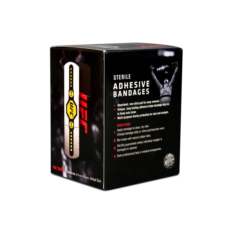 Dukal UFC Adhesive Bandage, Assorted Styles, 3/4" x 3", Pack