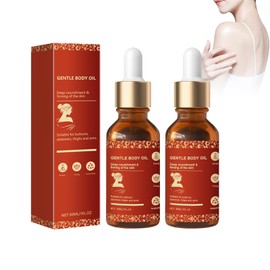 Horuili® Feuchtigkeitsspendendes Körperöl, Straffendes Körperöl, Tiefenpflege, Straffung der Körperhaut, Aufhellung des Hauttons, Körperfeuchtigkeitsöl für Arme und Brust