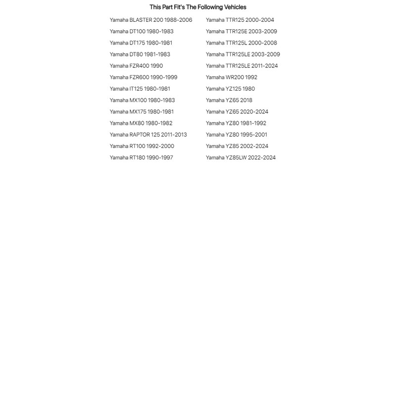 EBC Clutch Spring Set for Yamaha RT180 1990-1997