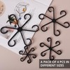 DILUSILK Plant Stem Support, 4pcs Plastic Plant Climbers Stem Holders