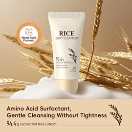 6PCS Rice Skin Care Sets & Kits, Skin Care For Teenage Girls, Skin Care Set for Pamper Teenage Girls Gifts, Skincare Set with Cleanser, Toner, Eye Cream, Serum and Moisturiser