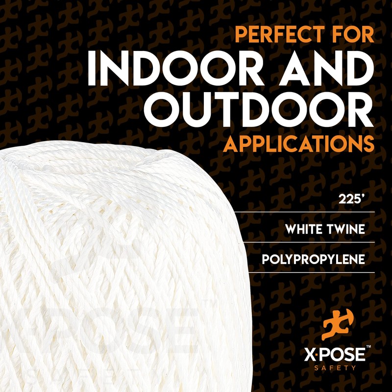 Parcel Twine - Polyester Cord Twine String 225' - Extra