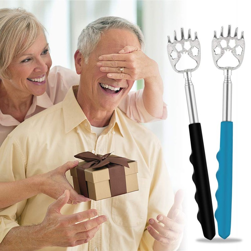 YIMICOO 6 Pack Telescoping Back Scratcher - Bear Claw Back
