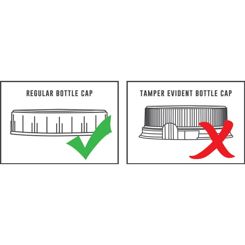 UdderLok - The Original Milk Bottle Lock - Blue Triangles