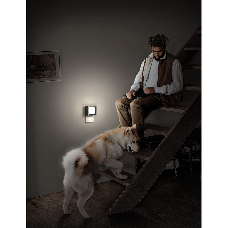 LED Night Light [2 Pack], Plug In Night Light with
