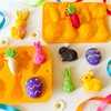 Easter Chocolate Molds, 2 Packs Easter Egg Bunny Shaped Silicon