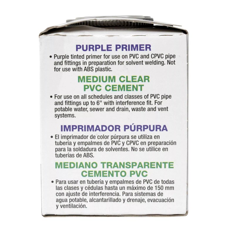 Oatey 30244 8 oz. Medium Clear PVC Cement / 8