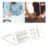 Acrylic Quilt Binding Tool Template Handy Measurement Ruler Binding Ruler