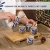 Skyley Japanese Sake Set with Tray Traditional Saki Cups Set