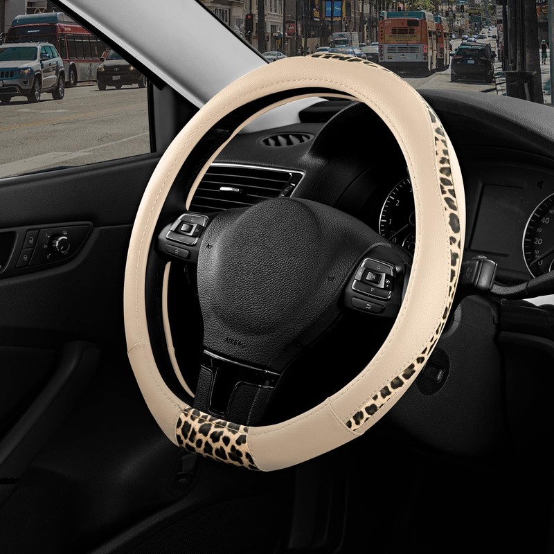 Road Comforts D-Type Steering Wheel Cover - Made with PVC
