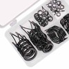 Fishing Rod Tip Repair Kit High Carbon Steel Ceramic Ring