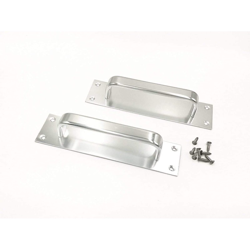 2Pcs Aluminum Alloy Sliding Door Handle Fire Door Handle Toilet