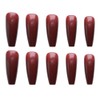 Ztcily Künstliche Nägel, lang, Rot, French Sarg, künstliche Nägel mit