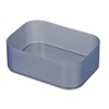 Wenko 20995100 Organizer Ice Cube S grey Stackable Plastic Polypropylene 15.5 x