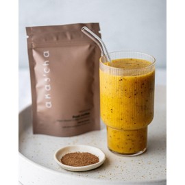 AKAS'CHA Root Coffee (30-35 Servings) - Plant-Based Coffee Alternative with Adaptogen Mushrooms, Dandelion, Beet & Chicory Root - Caffeine-Free, Sugar-Free, Keto, Mushroom Tea for Energy & Focus