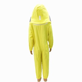 Luwint Kids Full Body Ventilated Beekeeping Suits - Cotton Bee Beekeeper Suit for Children (4.26ft Height)