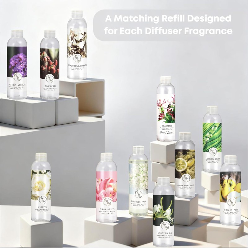 Pretty Valley Home Reed Diffuser Refill (White Musk)