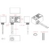 AC 208-277V 240V SPST 20Amp 250Vac/30Vdc Power Relay Module, Plastic