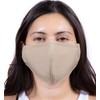 Headmost Comfymask 3 Layer Large Fabric Facemask: Water Repellent, Washable,
