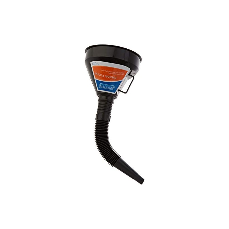 Draper 56141 Flexible Plastic Funnel , Black