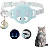 JESWO Collares para Gato, Airtag Cat Collar Holder, Ultra elástico