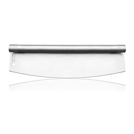 New Star Foodservice 43341 18/8 Stainless Steel Pizza Cutter, 13.75" x 4" Inch, Silver
