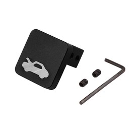 X AUTOHAUX Aluminum Alloy Hood Latch Release Cable Repair Kit Handle Black for Honda Civic 96-2005 CRV 97-2006 Element 03-2011