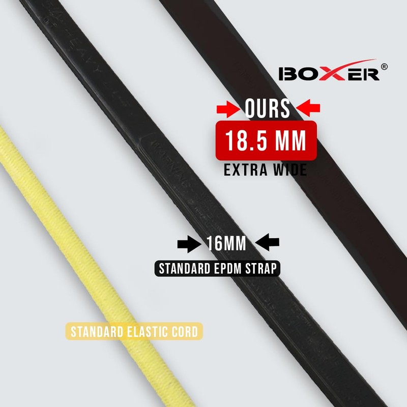 Boxer 10" EPDM Rubber Bungee Cords Heavy Duty Outdoor with