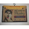 Pfronten Fußmatte Husky (24), Fußabtreter, Türvorleger, Türmatte Hund wetterfest