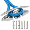 VEITHI 316 Stainless Steel Boat Folding Cleats 5 inch, Flip