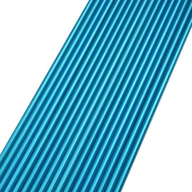 ZSHJG 30" Archery Hunting Arrow Shaft Aluminum Arrow Spine 500 for DIY Hunting Arrows Bare Raw Shaft Recurve Bow Compound Bow 12 Pack (Blue)