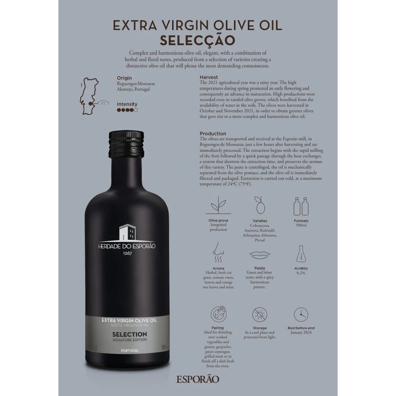 Herdade do Esporao Extra Virgin Olive Oil - Selection -