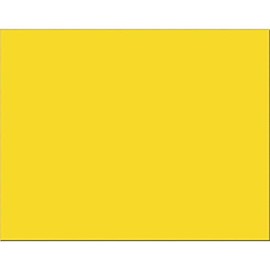 Pacon® PAC54721 4-Ply Railroad Board, Lemon Yellow, 22" x 28", 25 Sheets