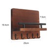 Kitchnexus Key Holder for Wall Decorative with 5 Hooks Wall