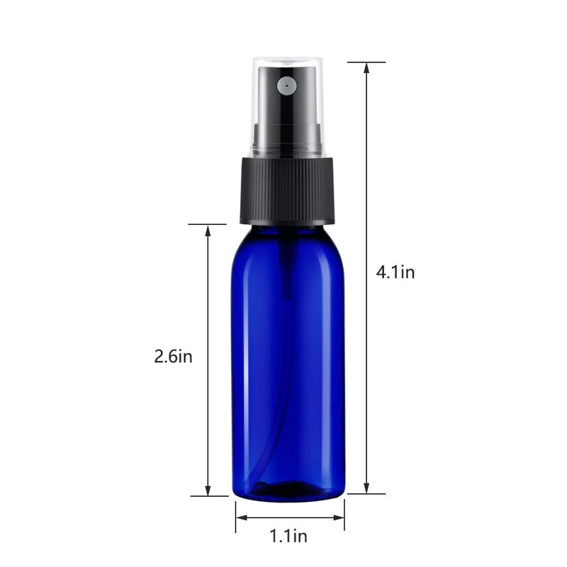 30/60/100 ml botella pulverizadora, Azul, 29,57ml