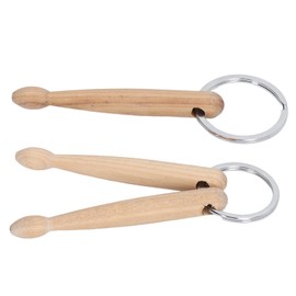 Bnineteenteam Pack of 2 Drum Stick Key Loop, Small Lightweight Drum Stick Key Loop, Key Loop Bag Decoration, Play Accessories, Musical Instrument Accessories, Default