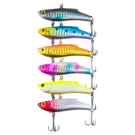 Qb100115a01n0 Alludo Fishing Tackle 2.8 inches (70 mm), 0.6 oz (16 g), Vibration, Heavy Weight Sinking Vibration, Perfect for Salt Water (Sea Water) such as Sea Bass and Flounder Fishing Lure Set